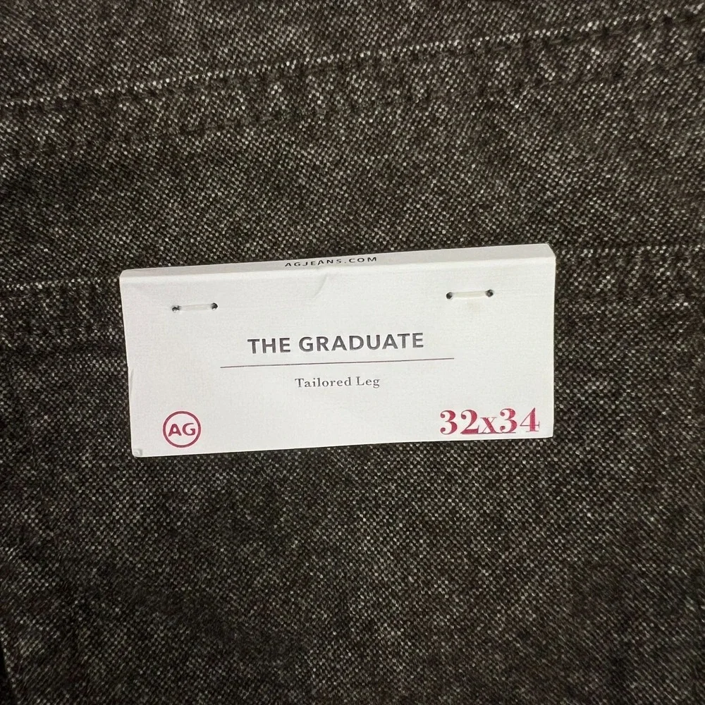 Adriano‎ Goldschmied Graduate Jeans Mens 32x34 New Tailored Leg Brown Straight